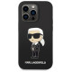 Karl Lagerfeld Silicone Ikonik case for iPhone 14 Pro - black
