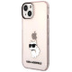 Karl Lagerfeld KLHCP14MHNCHTCP iPhone 14 Plus 6.7" pink/pink hardcase Ikonik Choupette