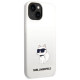 Karl Lagerfeld Silicone Choupette case for iPhone 14 Plus - white