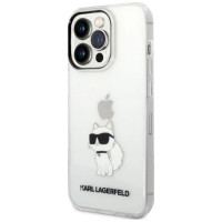 Karl Lagerfeld KLHCP14XHNCHTCT iPhone 14 Pro Max 6.7" transparent hardcase Ikonik Choupette