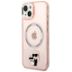 Karl Lagerfeld KLHMP14SHNKCIP iPhone 14 6.1" hardcase pink/pink Iconic Karl&Choupette Magsafe