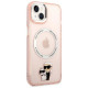 Karl Lagerfeld KLHMP14SHNKCIP iPhone 14 6.1" hardcase pink/pink Iconic Karl&Choupette Magsafe