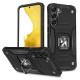 Wozinsky Ring Armor case for Samsung Galaxy S23 armored cover magnetic holder ring black