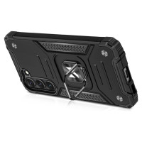 Wozinsky Ring Armor case for Samsung Galaxy S23 armored cover magnetic holder ring black