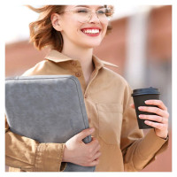 Ugreen LP187 case for a 13-13.9" laptop - gray