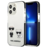 Karl Lagerfeld KLHCP13LTPEKCW iPhone 13 Pro / 13 6.1" hardcase white/white Karl&Choupette