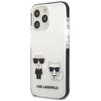 Karl Lagerfeld KLHCP13LTPEKCW iPhone 13 Pro / 13 6.1" hardcase white/white Karl&Choupette