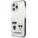 Karl Lagerfeld KLHCP13LTPEKCW iPhone 13 Pro / 13 6.1" hardcase white/white Karl&Choupette