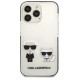 Karl Lagerfeld KLHCP13LTPEKCW iPhone 13 Pro / 13 6.1" hardcase white/white Karl&Choupette