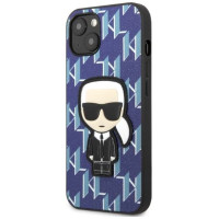 Karl Lagerfeld KLHCP13MPMNIKBL iPhone 13 6.1" hardcase blue/blue Monogram Ikonik Patch