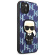 Karl Lagerfeld KLHCP13MPMNIKBL iPhone 13 6.1" hardcase blue/blue Monogram Ikonik Patch