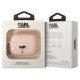 Karl Lagerfeld KLAP2RUNIKP AirPods Pro 2 cover pink/pink Silicone Karl Head 3D