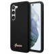 Guess GUHCS23SSLSMK S23 S911 black/black hardcase Silicone Vintage Gold Logo