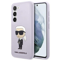 Karl Lagerfeld KLHCS23MSNIKBCU S23+ S916 hardcase purple/purple Silicone Ikonik