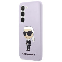 Karl Lagerfeld KLHCS23MSNIKBCU S23+ S916 hardcase purple/purple Silicone Ikonik