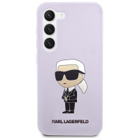 Karl Lagerfeld KLHCS23MSNIKBCU S23+ S916 hardcase purple/purple Silicone Ikonik