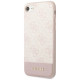 Guess GUHCI8G4GLPI iPhone 7/8/SE 2020/ 2022 pink/pink hard case 4G Stripe Collection