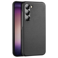 Dux Ducis Grit case for Samsung Galaxy S23+ elegant case made of artificial leather black