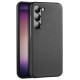 Dux Ducis Grit case for Samsung Galaxy S23+ elegant case made of artificial leather black