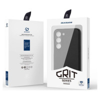 Dux Ducis Grit case for Samsung Galaxy S23+ elegant case made of artificial leather black