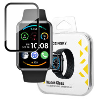 Wozinsky Full Glue Tempered Glass Tempered Glass For Huawei Watch Fit 2 9H Full Screen Cover With Black Frame