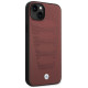BMW Case BMW BMHCP14S22RPSR iPhone 14 6.1" burgundy/burgundy Leather Seats Pattern