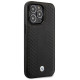 BMW Case BMW BMHMP14X22RFGK iPhone 14 Pro Max 6.7" black/black Leather Diamond Pattern MagSafe