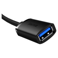 Baseus USB 2.0 extension cable 1.5m Baseus AirJoy Series - black