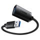 Baseus USB 2.0 extension cable 1.5m Baseus AirJoy Series - black