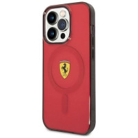 Ferrari FEHMP14LUKR iPhone 14 Pro 6.1" red/red hardcase Translucent Magsafe