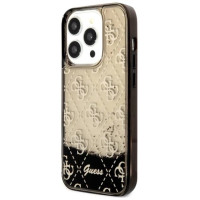 Guess GUHCP14LLC4PSGK iPhone 14 Pro 6.1" black/black hardcase Liquid Glitter 4G Transculent