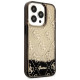 Guess GUHCP14LLC4PSGK iPhone 14 Pro 6.1" black/black hardcase Liquid Glitter 4G Transculent