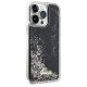 Guess GUHCP14XLCSGSGK iPhone 14 Pro Max 6.7" black/black hardcase Liquid Glitter Marble