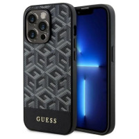 Guess GUHMP14LHGCFSEK iPhone 14 Pro 6.1" black/black hardcase GCube Stripes MagSafe