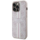 Guess GUHMP13LP4RPSP iPhone 13 Pro / 13 6.1" pink/pink hardcase 4G Printed Stripes MagSafe
