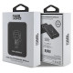 Karl Lagerfeld Inductive power bank KLPBMKIOTTGK 5W 3000mAh black/black Ikonik MagSafe