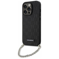 Karl Lagerfeld KLHCP14LSACKLHPK iPhone 14 Pro 6.1" black/black hardcase Saffiano Monogram Chain