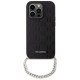 Karl Lagerfeld KLHCP14LSACKLHPK iPhone 14 Pro 6.1" black/black hardcase Saffiano Monogram Chain