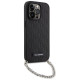 Karl Lagerfeld KLHCP14LSACKLHPK iPhone 14 Pro 6.1" black/black hardcase Saffiano Monogram Chain
