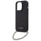 Karl Lagerfeld KLHCP14LSACKLHPK iPhone 14 Pro 6.1" black/black hardcase Saffiano Monogram Chain