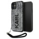 Karl Lagerfeld KLHCN61PSQRKS iPhone 11 / Xr 6.1" silver/silver hardcase Sequins Cord