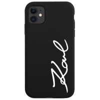 Karl Lagerfeld KLHCN61SKSVGK iPhone 11 / Xr 6.1" black/black hardcase Silicone Signature