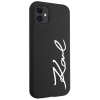 Karl Lagerfeld KLHCN61SKSVGK iPhone 11 / Xr 6.1" black/black hardcase Silicone Signature
