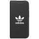 Adidas OR Booklet Case BASIC iPhone 14 Pro 6.1" black/black white 50182