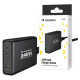 Wozinsky GaN Wozinsky WGCSB 240W USB-A / 3 x USB-C Wall Charger - Black