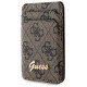 Guess Wallet Card Slot Stand GUWMSHG4SHW case - brown MagSafe 4G Classic Logo