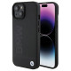 BMW Leather Hot Stamp case for iPhone 15 - black