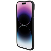 BMW Leather Hot Stamp case for iPhone 15 - black