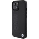BMW MagSafe Leather Hot Stamp case for iPhone 15 Plus - black