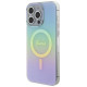 Guess IML Iridescent MagSafe case for iPhone 15 Pro - turquoise